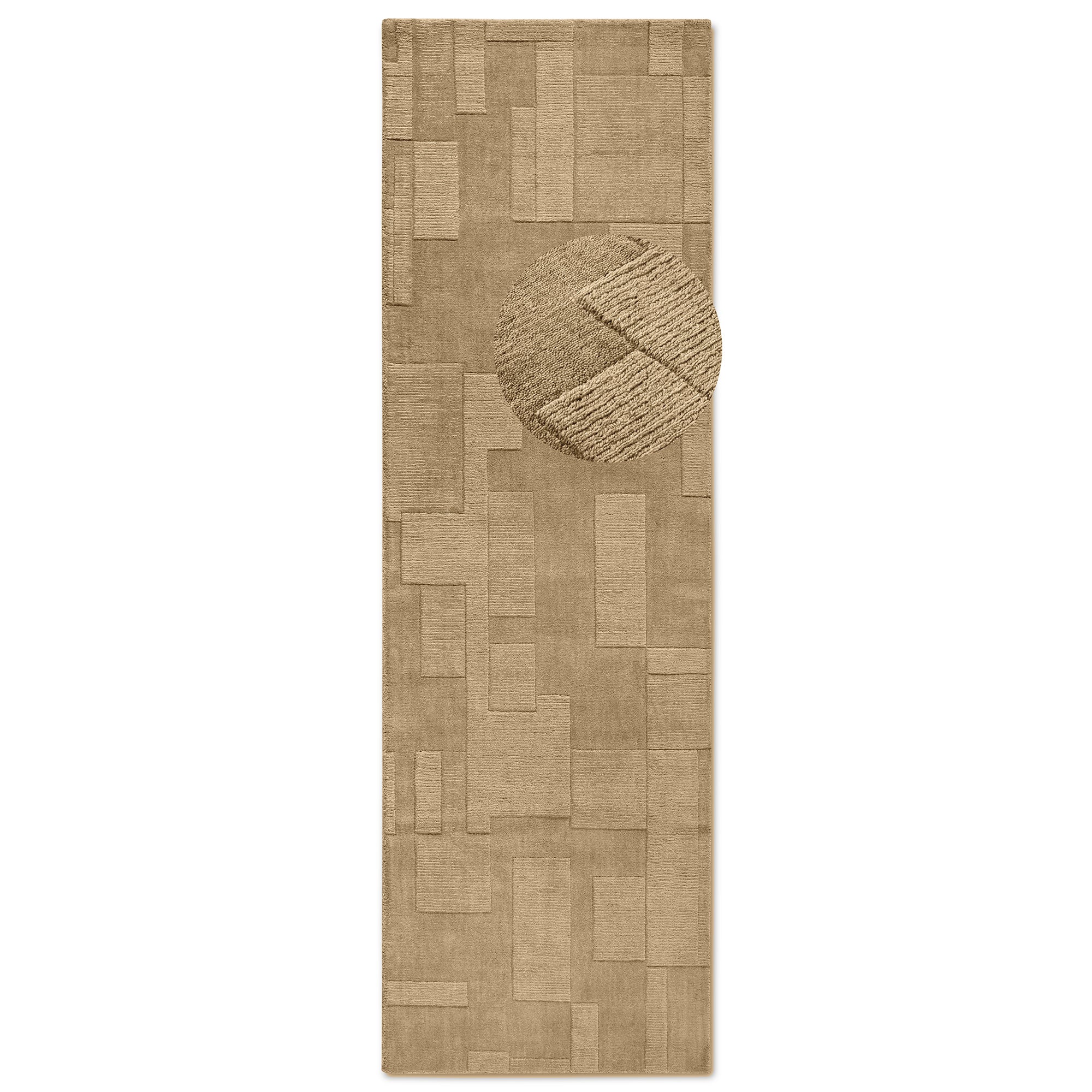 Tapis tissé à la main en laine Marron - Villeroy & Boch – STUDIO DECO