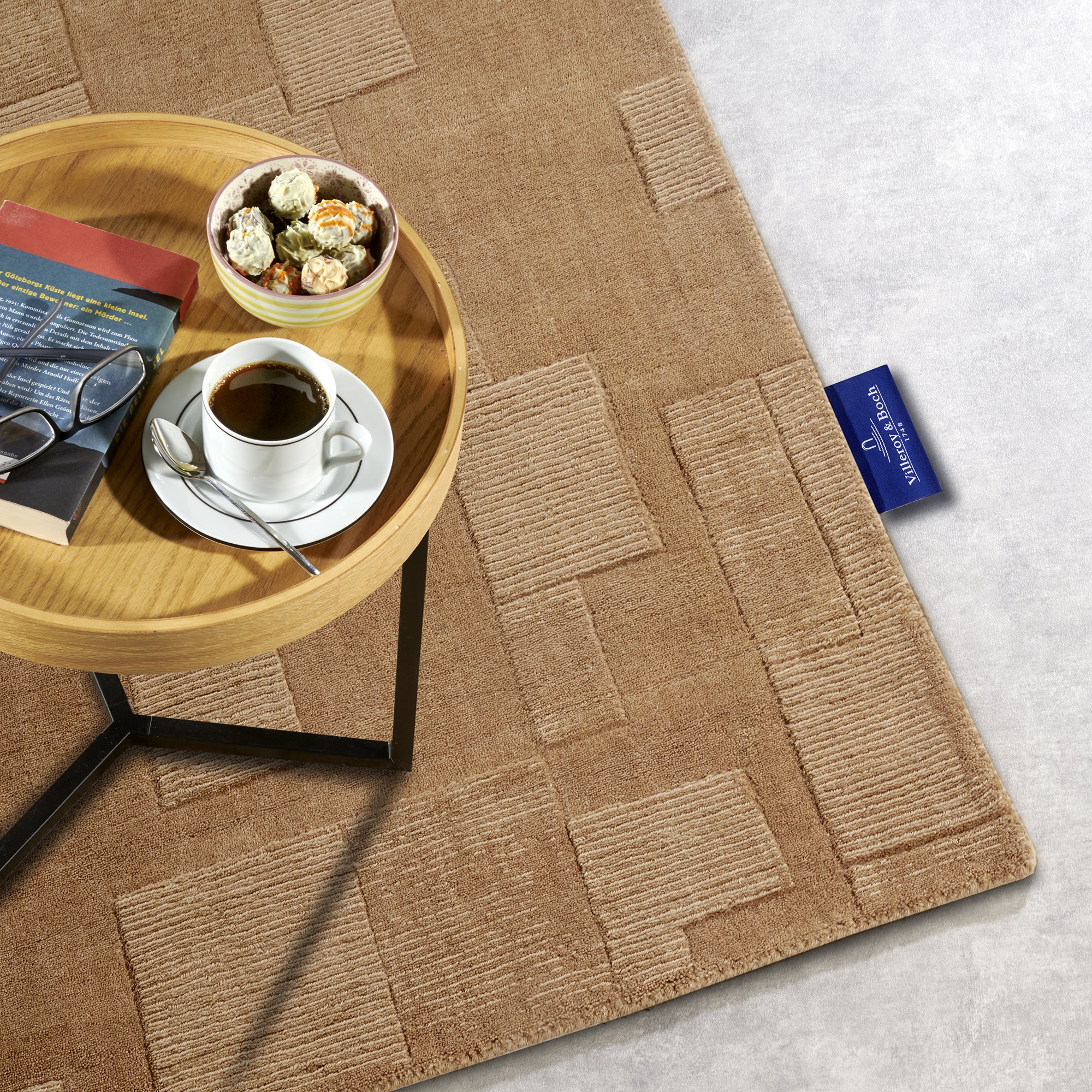 Tapis tissé à la main en laine Terracotta - Villeroy & Boch – STUDIO DECO