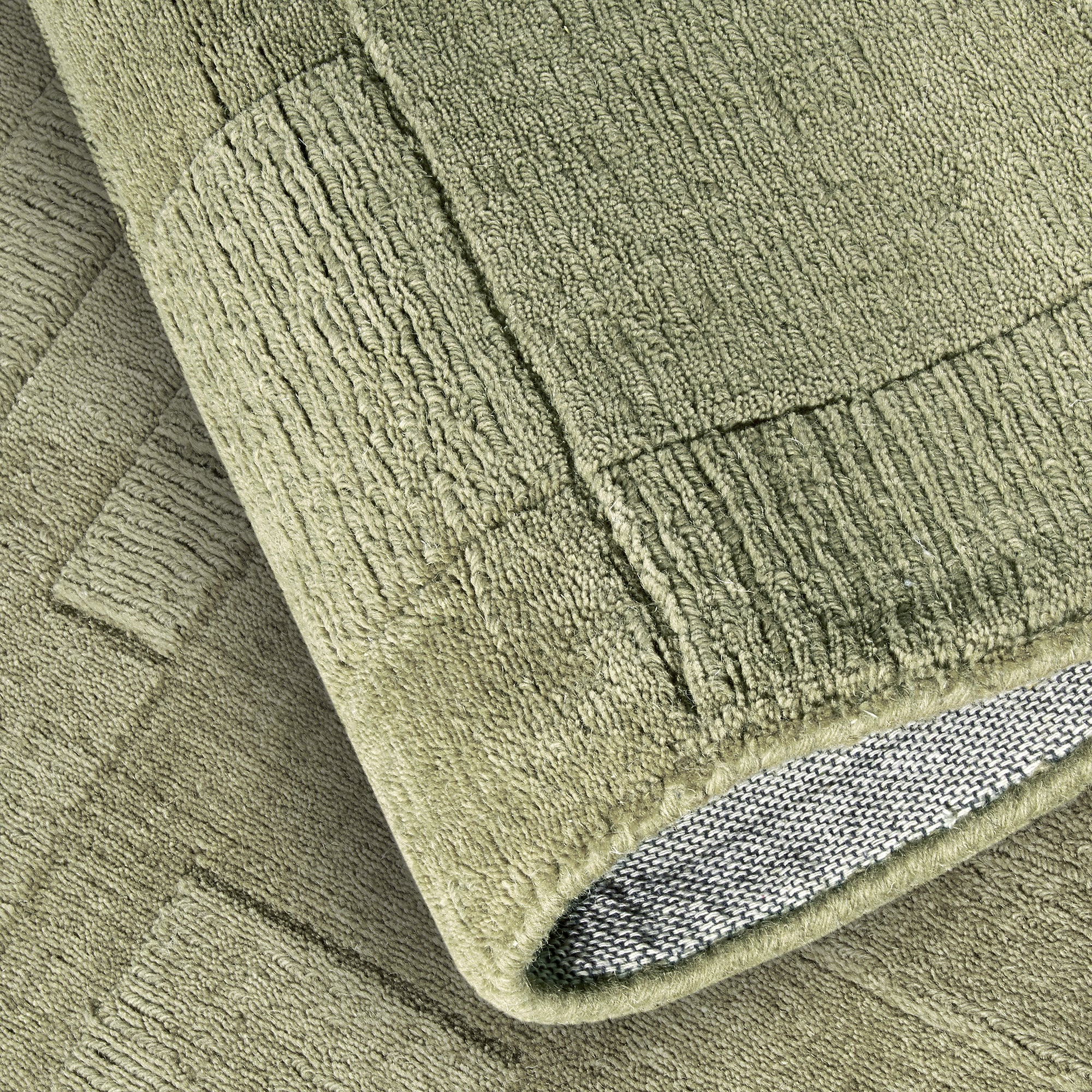 Tapis tissé à la main en laine Vert - Villeroy & Boch – STUDIO DECO