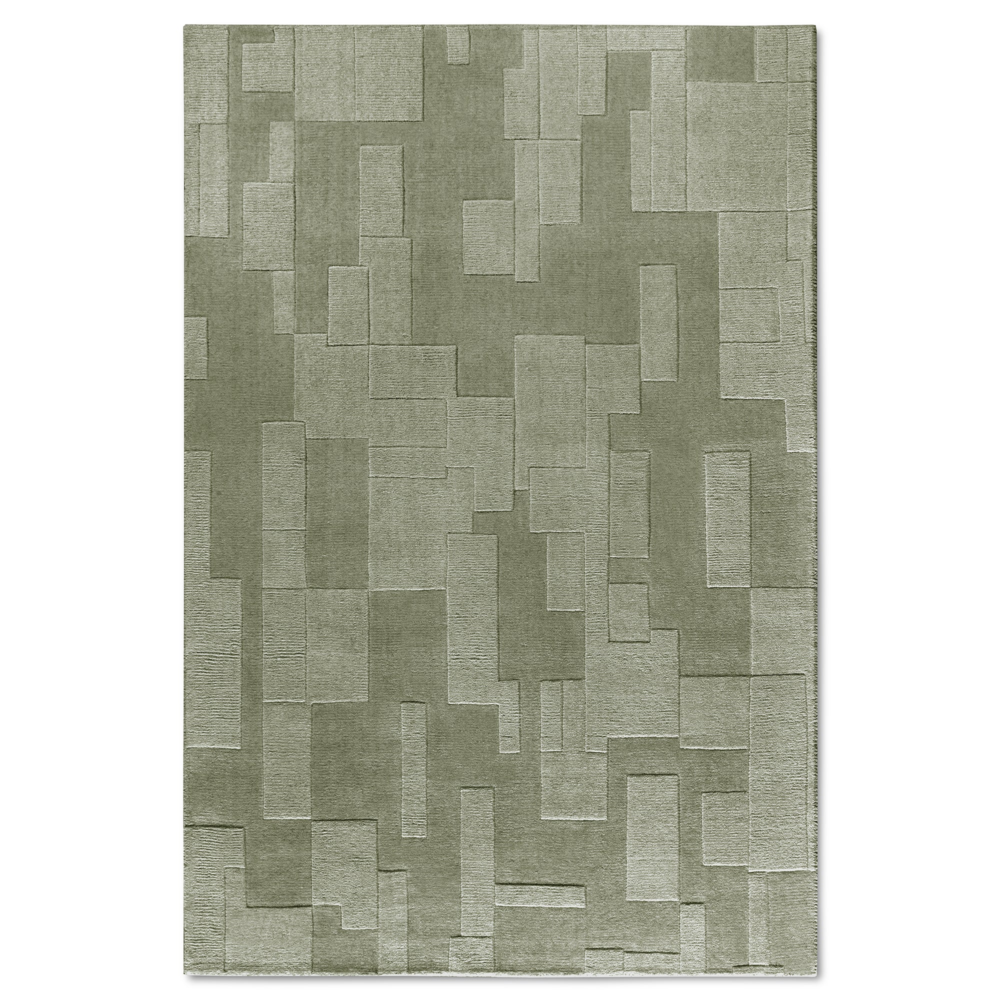 Tapis tissé à la main en laine Vert - Villeroy &amp; Boch – STUDIO DECO