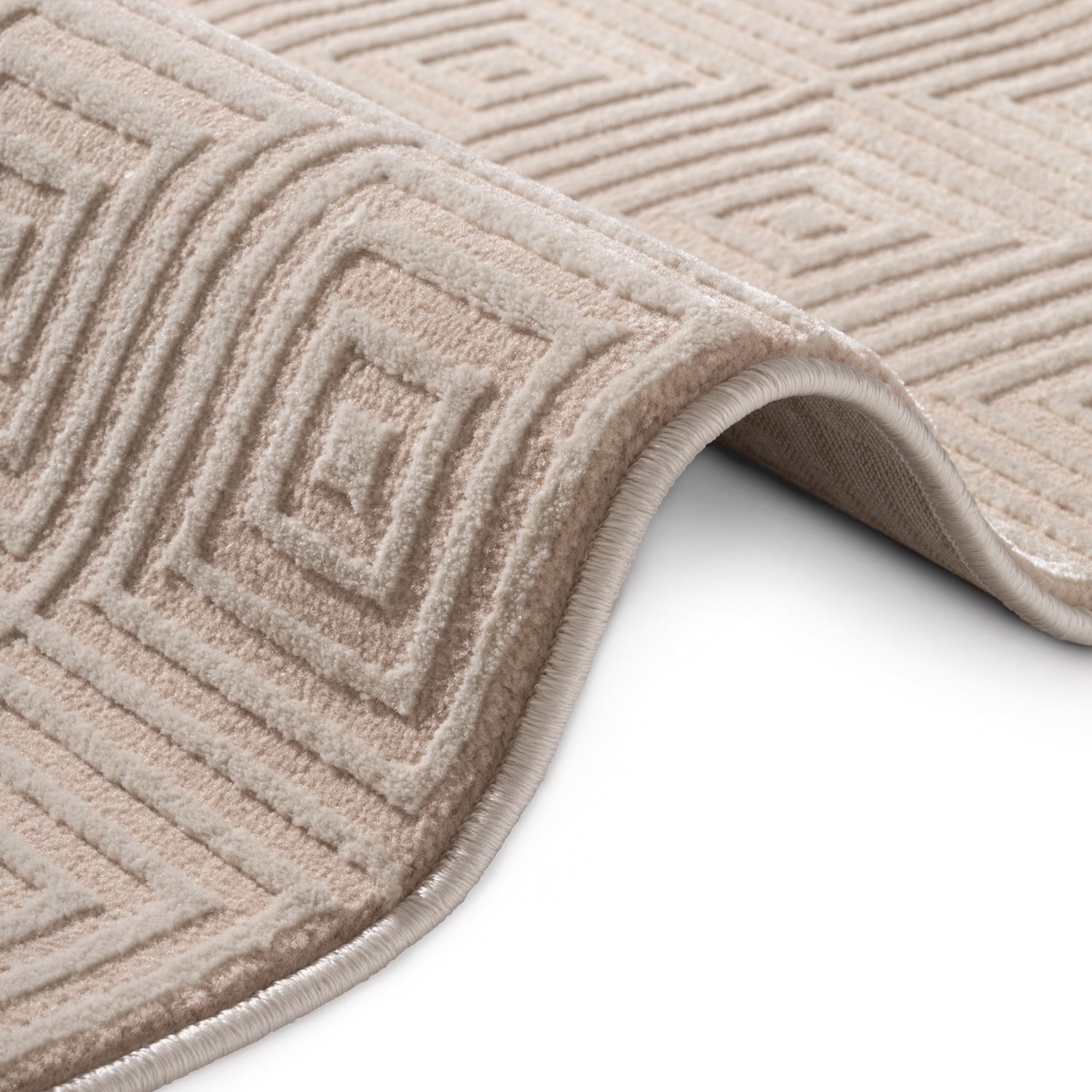 Tapis en relief 3D Crème et Beige - ELLE Décoration – STUDIO DECO