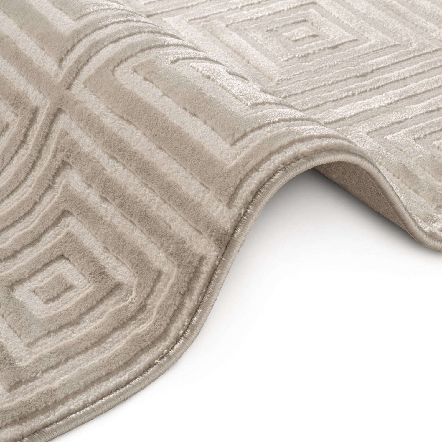 Tapis en relief 3D Crème - ELLE Décoration – STUDIO DECO