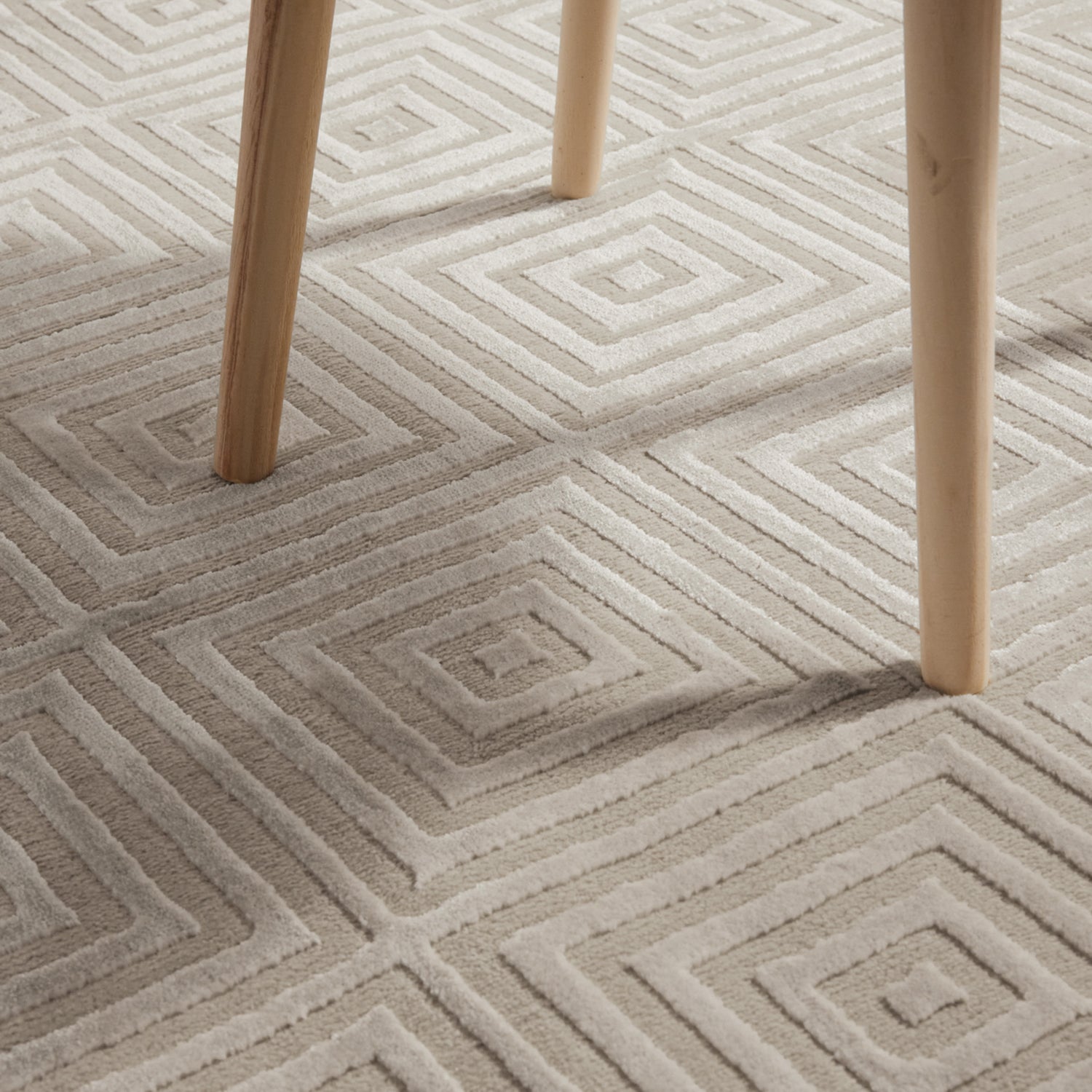 Tapis en relief 3D Crème - ELLE Décoration – STUDIO DECO