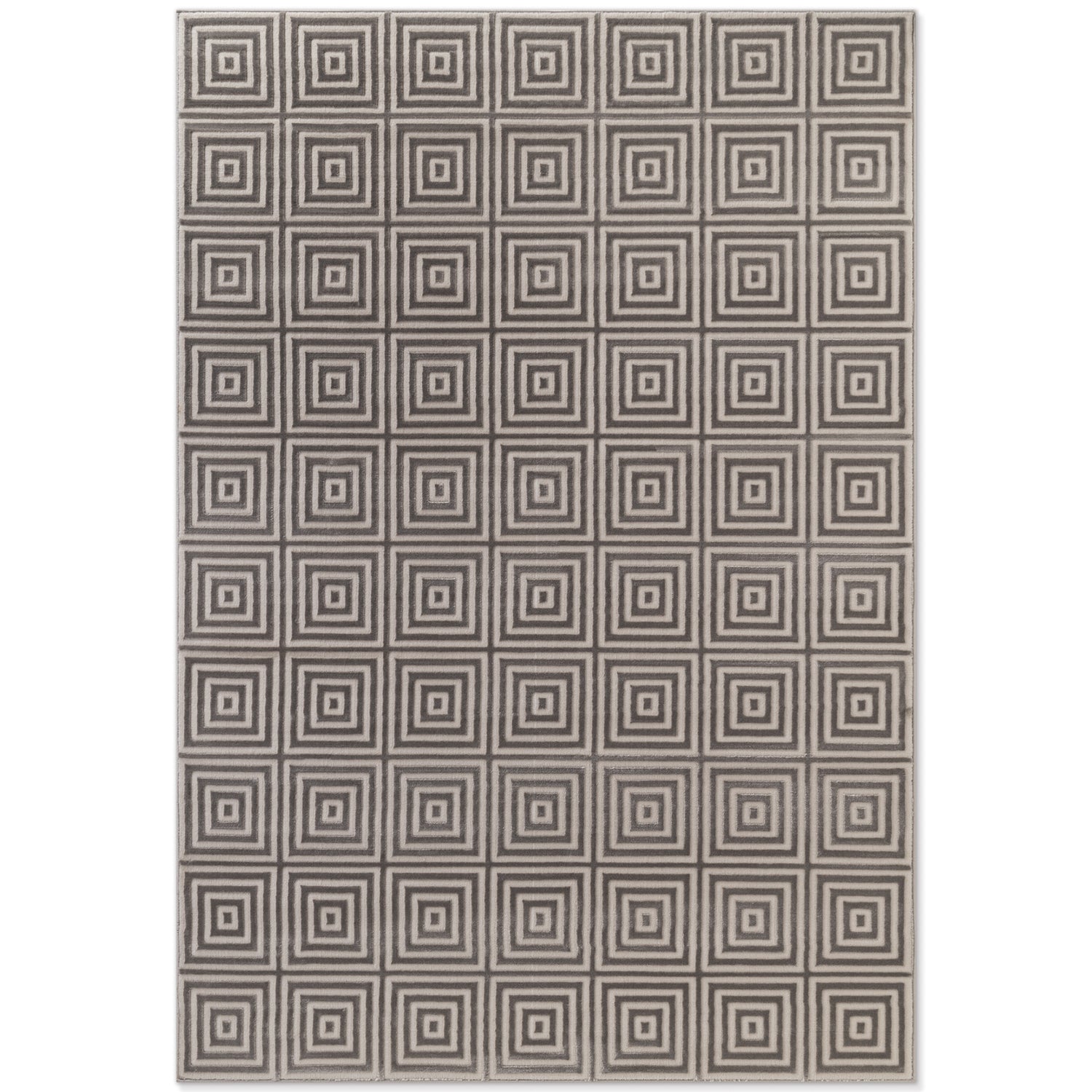 Tapis en relief 3D Gris et Crème - ELLE Décoration – STUDIO DECO