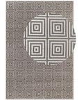 Tapis en relief 3D Gris et Crème - ELLE Décoration – STUDIO DECO