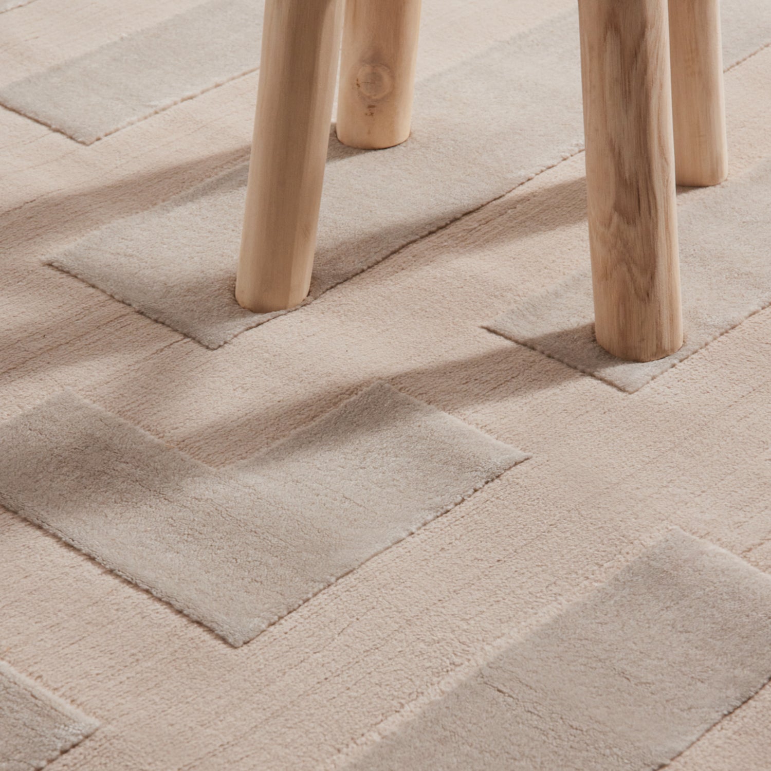 Tapis en relief Abtrait Beige - ELLE Décoration – STUDIO DECO