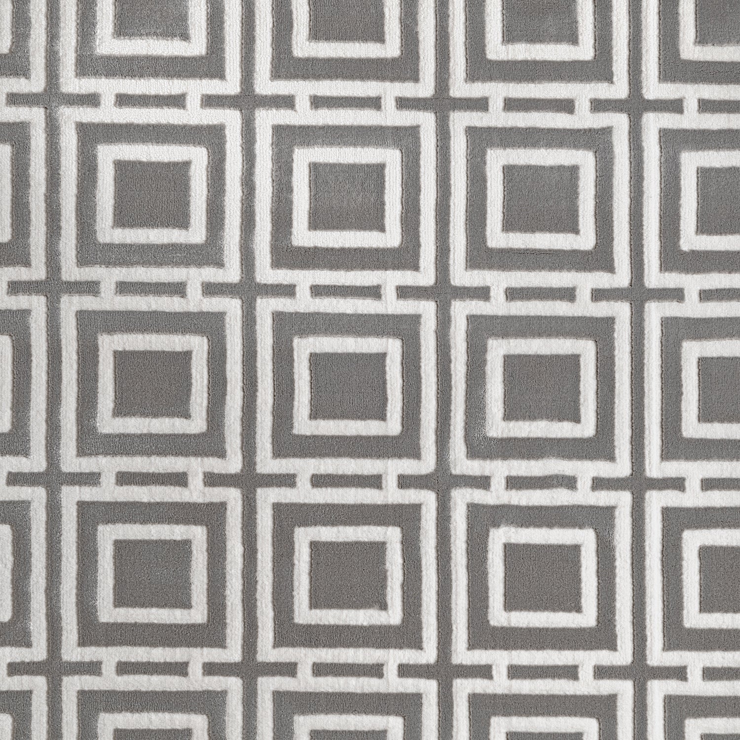 Tapis en relief Carrés Gris - ELLE Décoration – STUDIO DECO