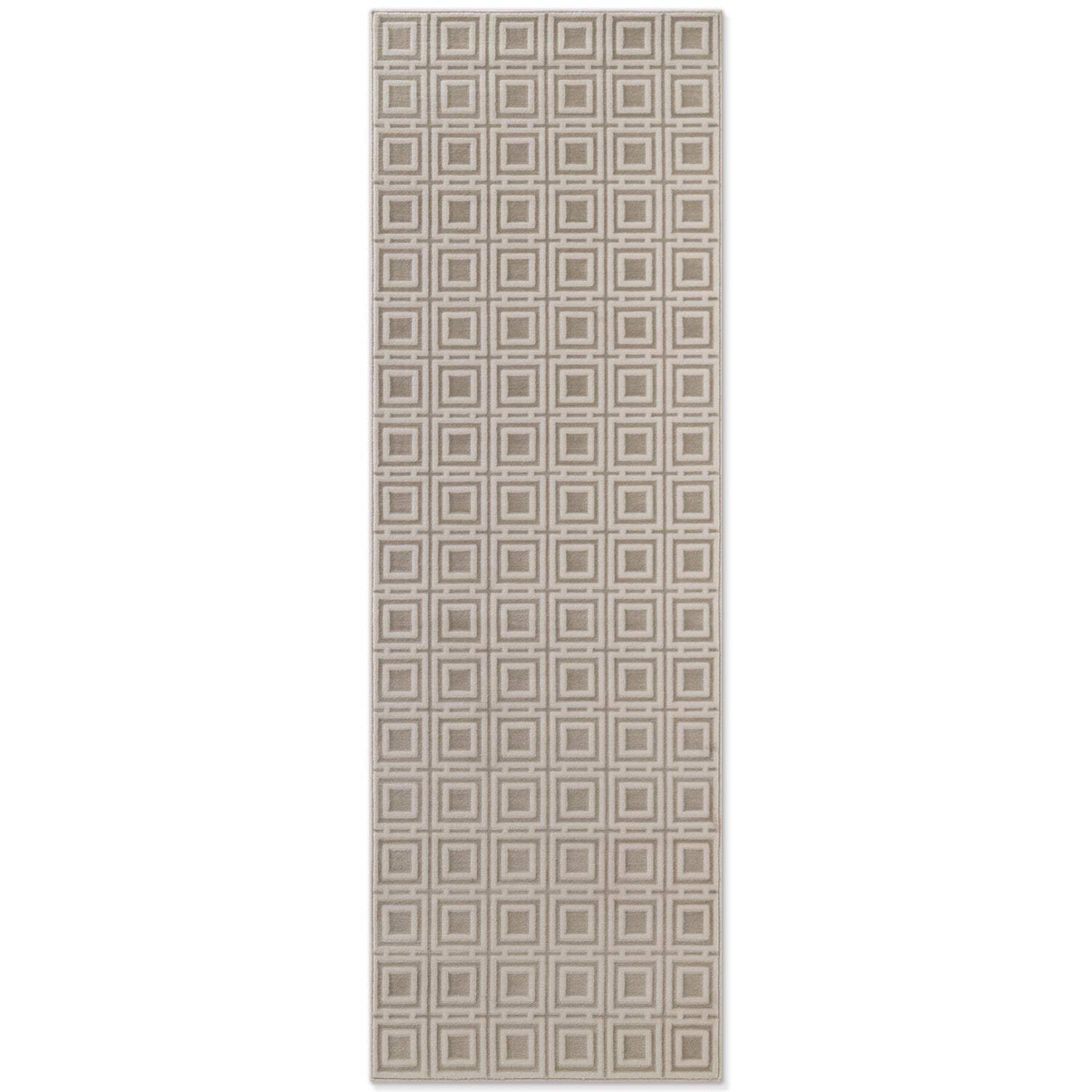 Tapis en relief Carrés Crème - ELLE Décoration – STUDIO DECO
