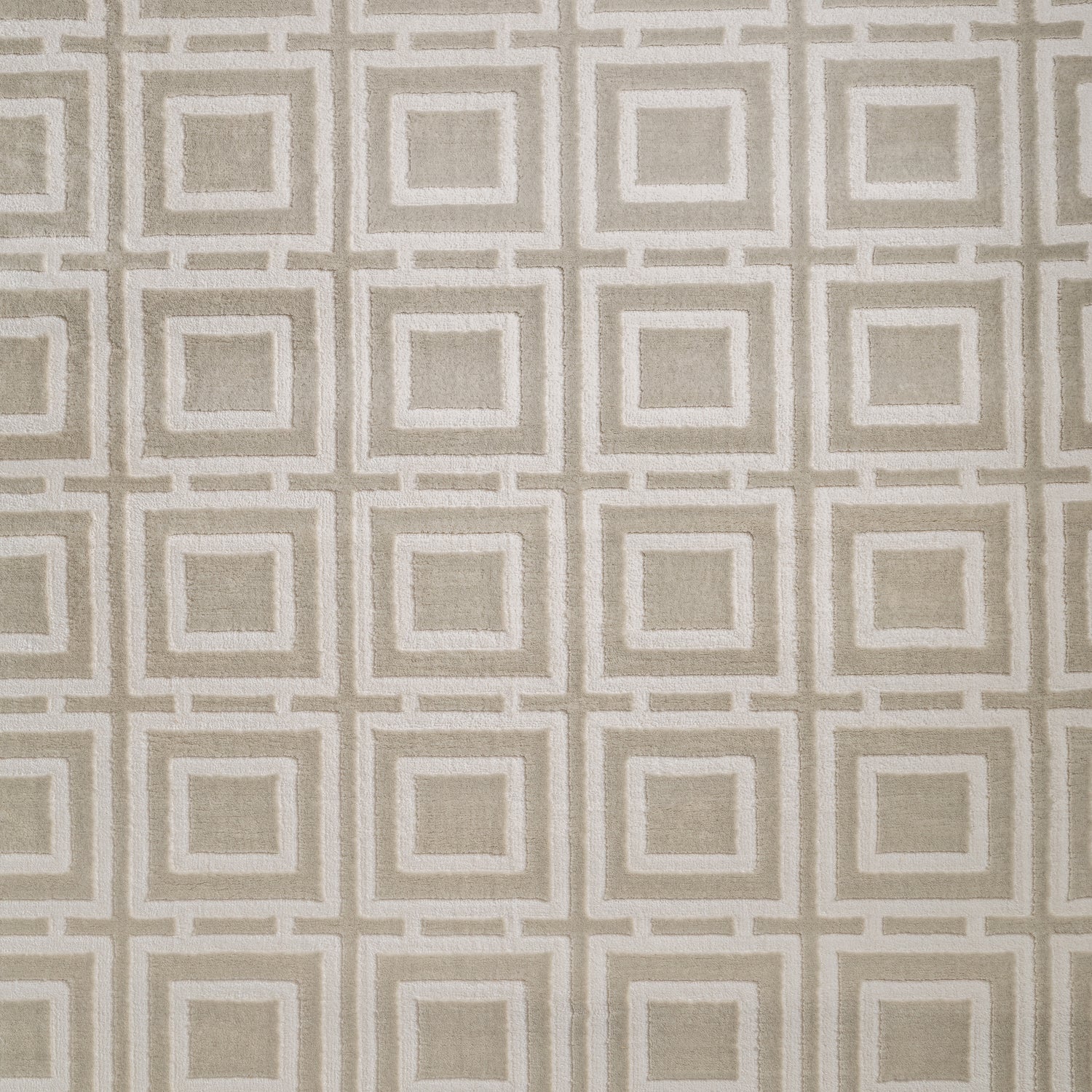 Tapis en relief Carrés Crème - ELLE Décoration – STUDIO DECO