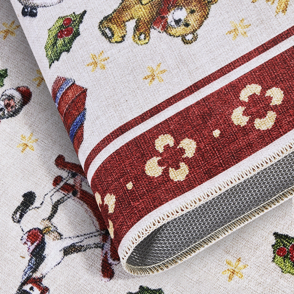 Tapis De Noël Wonderland Rouge 160x230cm