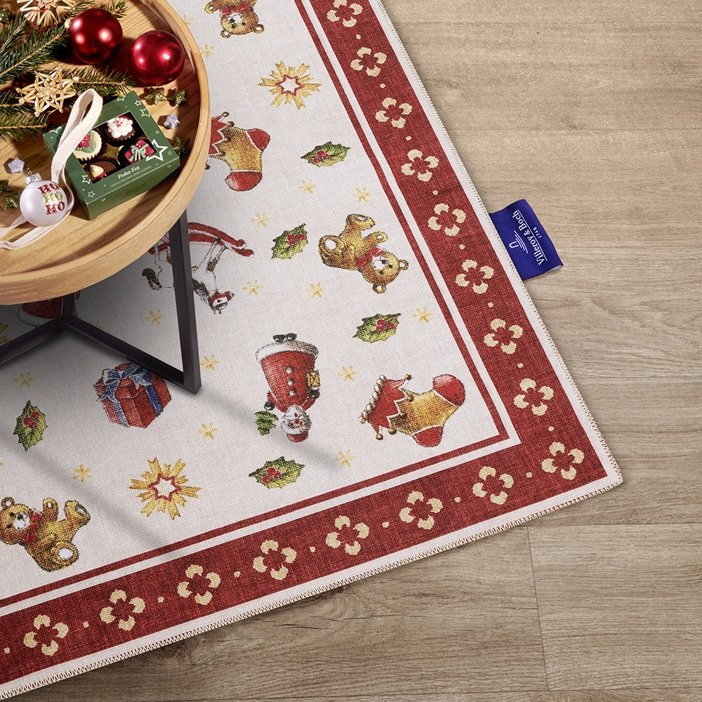 Tapis De Noël Wonderland Rouge 160x230cm