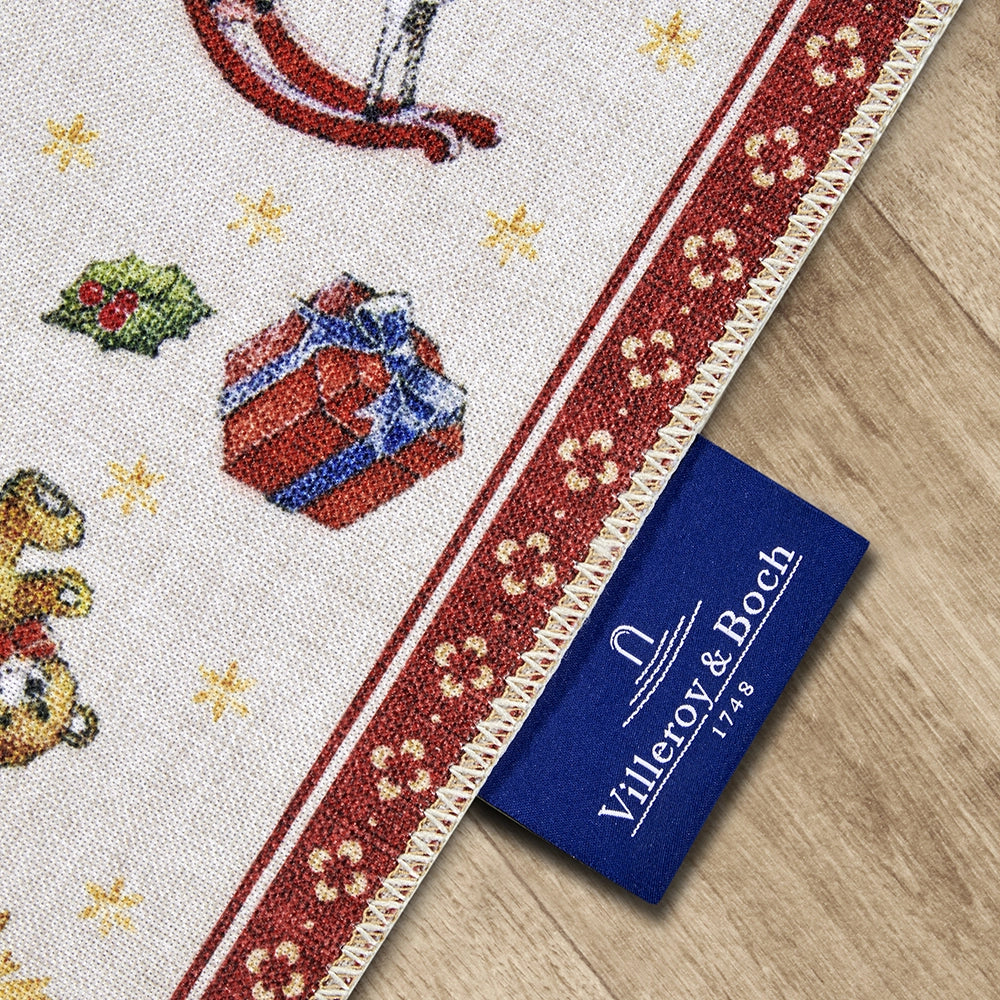 Tapis De Noël Wonderland Rouge 50x80cm