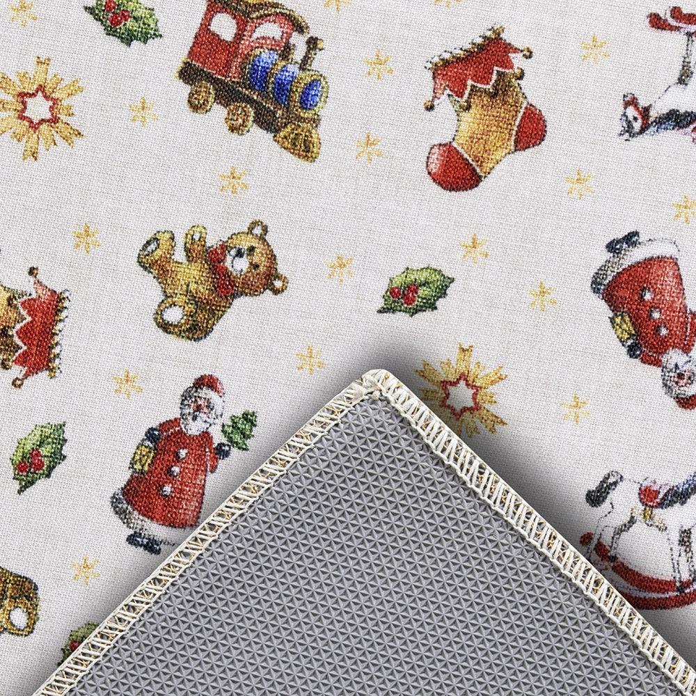 Tapis De Noël Wonderland Rouge 50x80cm