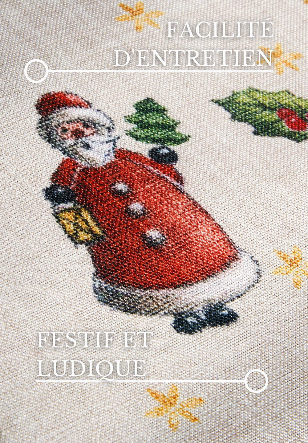 Tapis De Noël Wonderland Rouge 80x200cm