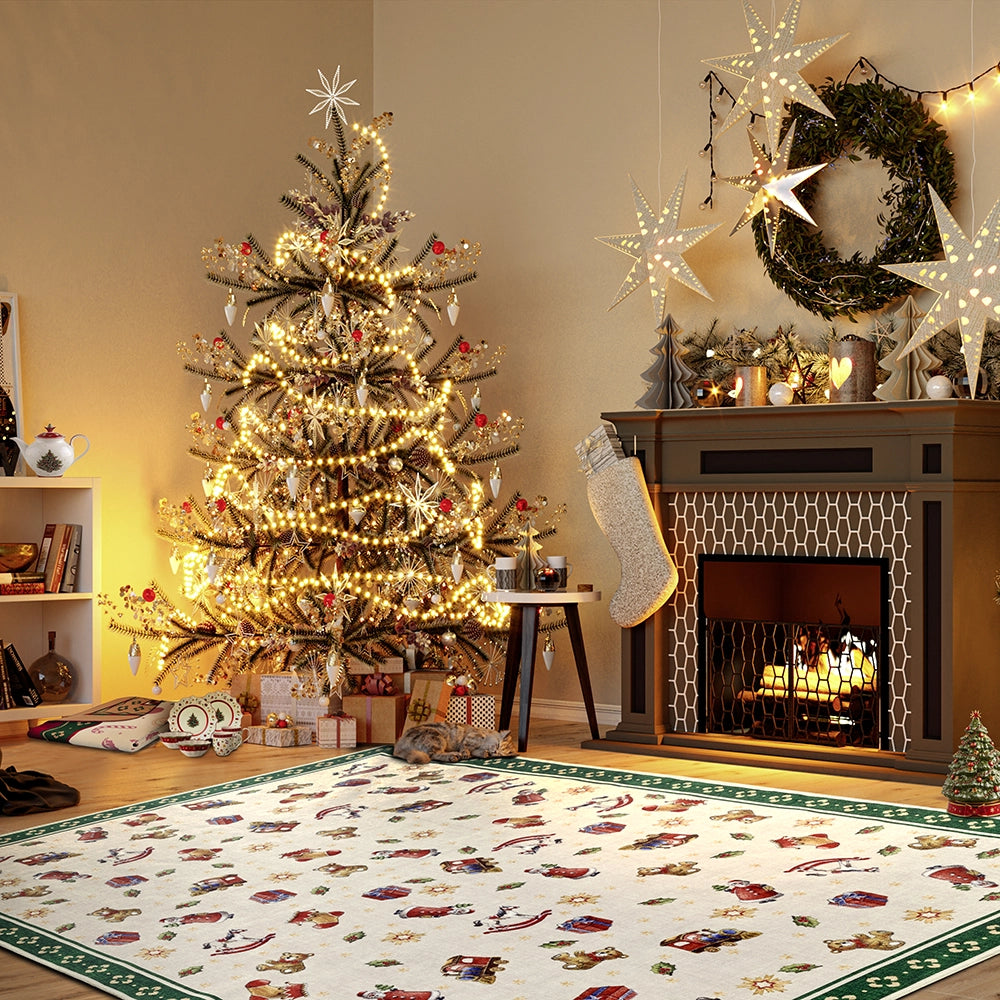 Tapis De Noël Wonderland Vert 160x230cm
