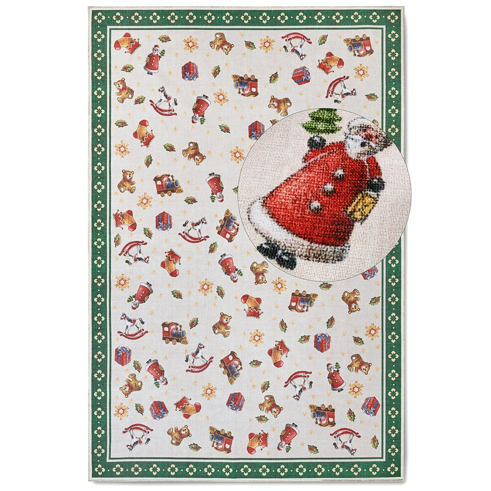 Tapis De Noël Wonderland Vert 160x230cm