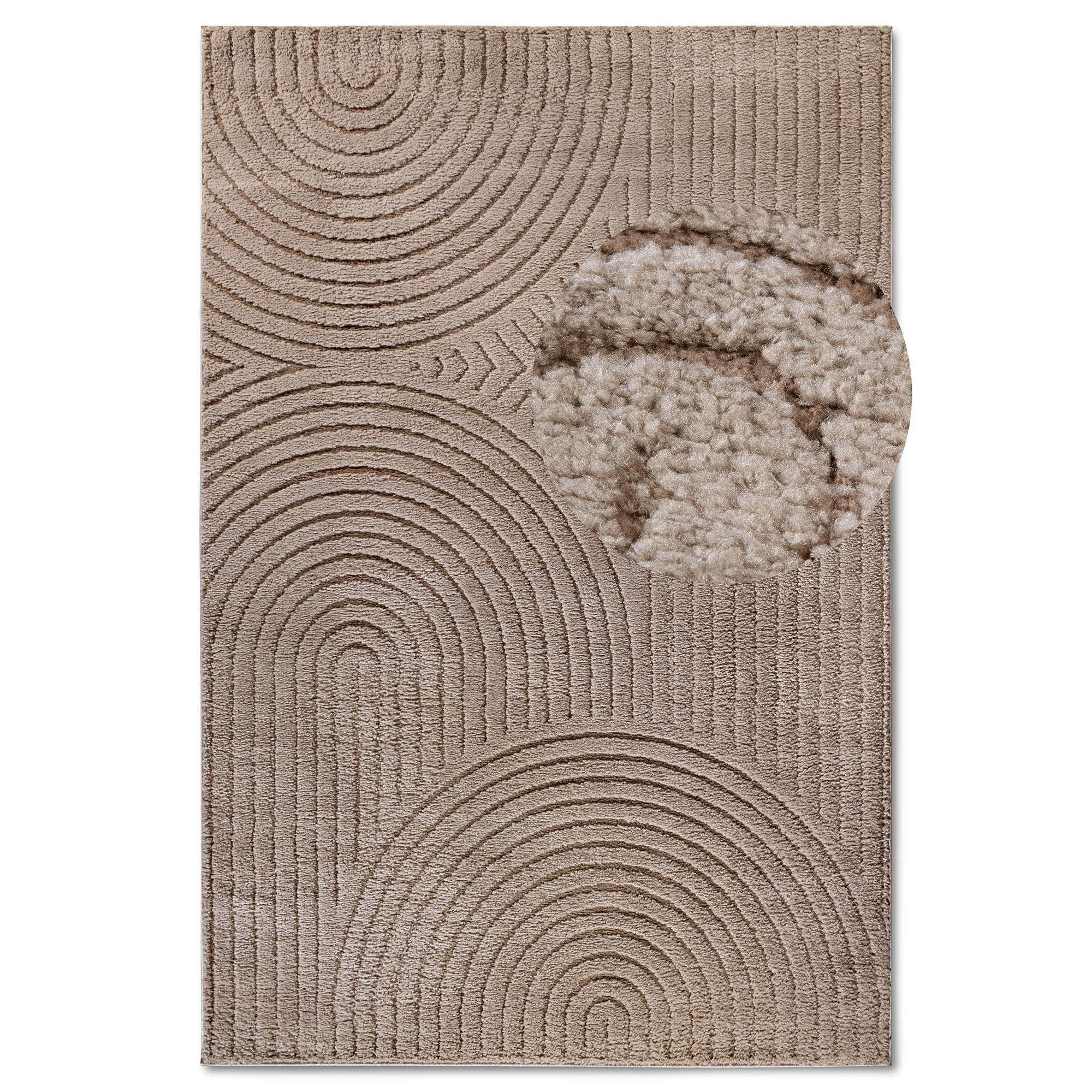 Tapis DEPT à Relief Beige - ELLE Décoration – STUDIO DECO