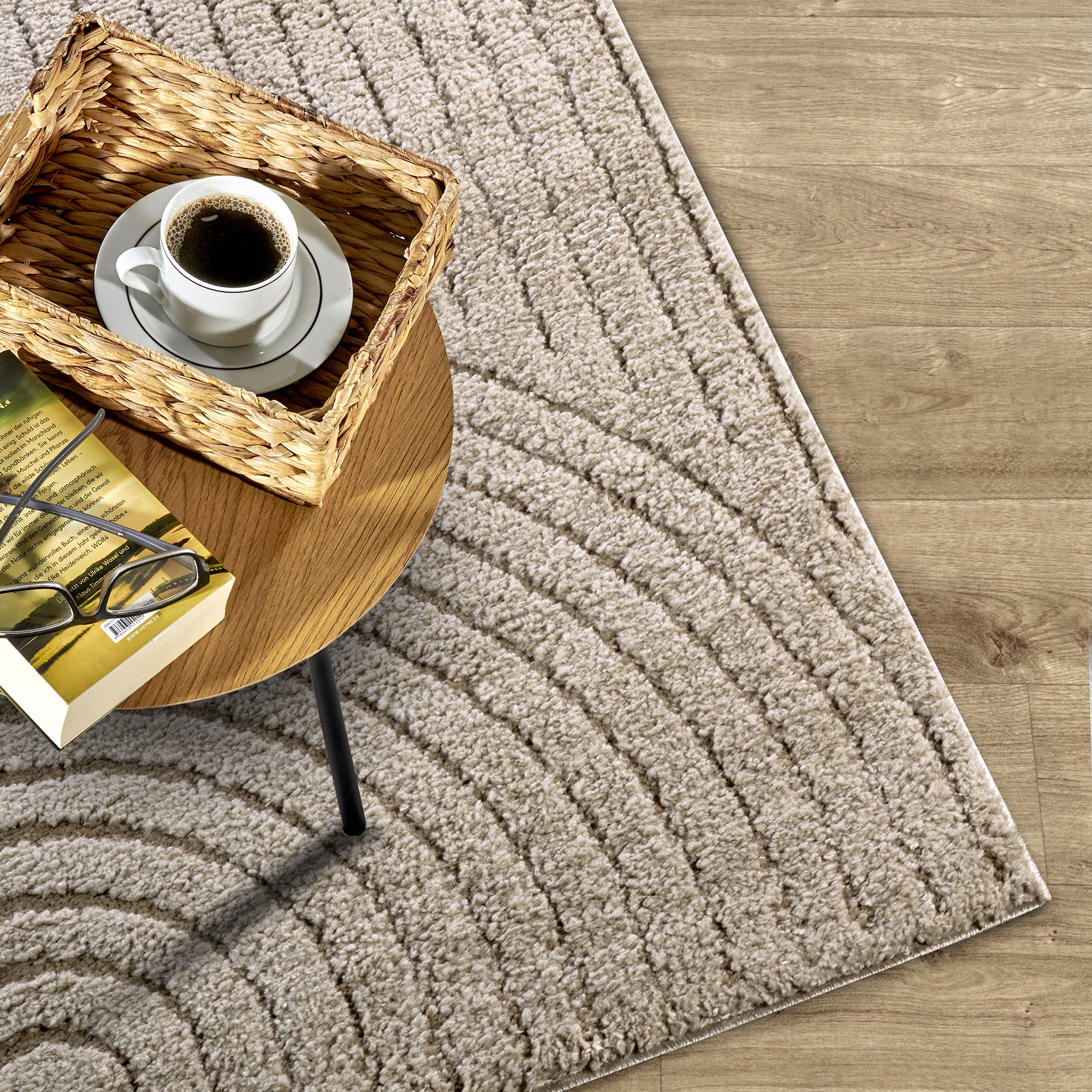 Tapis DEPT à Relief Beige - ELLE Décoration – STUDIO DECO