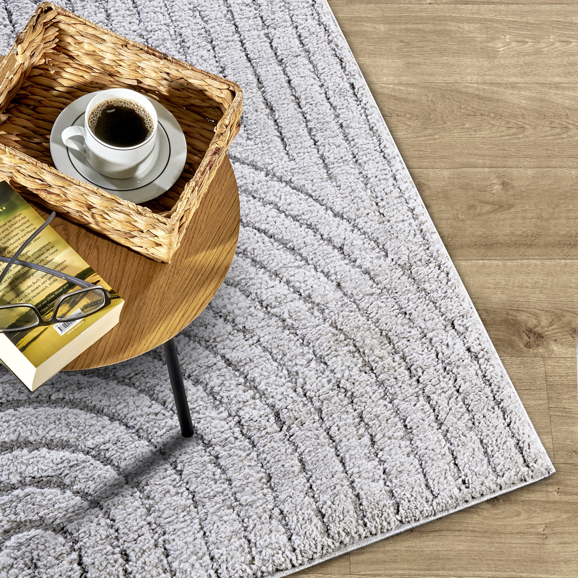 Tapis DEPT à Relief Gris Clair - ELLE Décoration – STUDIO DECO