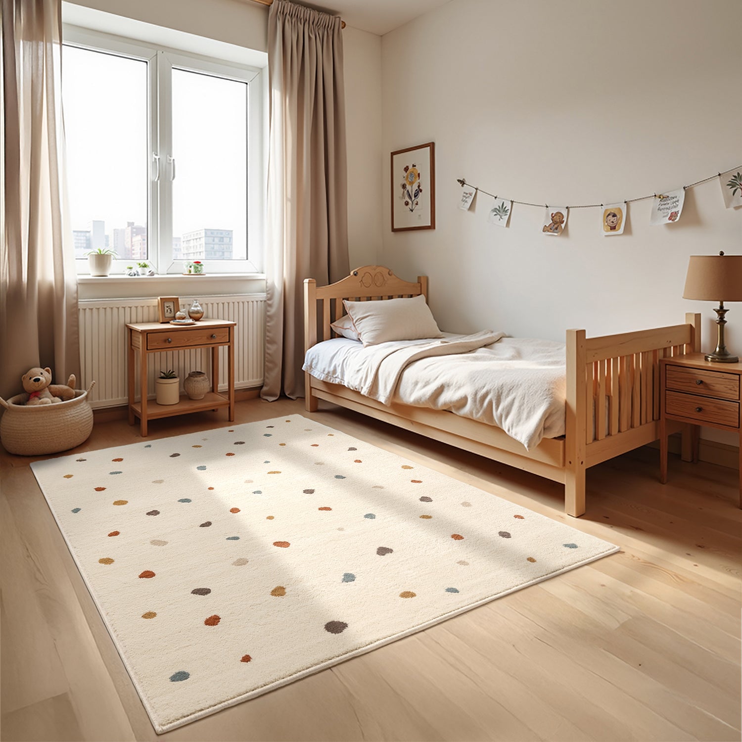 Tapis Enfant FUNNY DOTS – STUDIO DECO