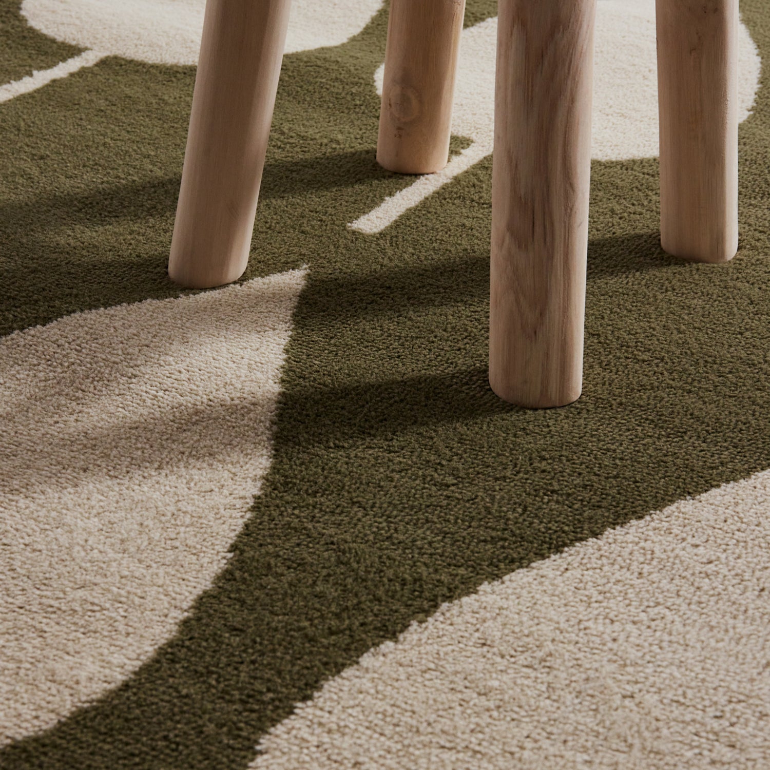 Tapis Enfant LEAVES Vert – STUDIO DECO