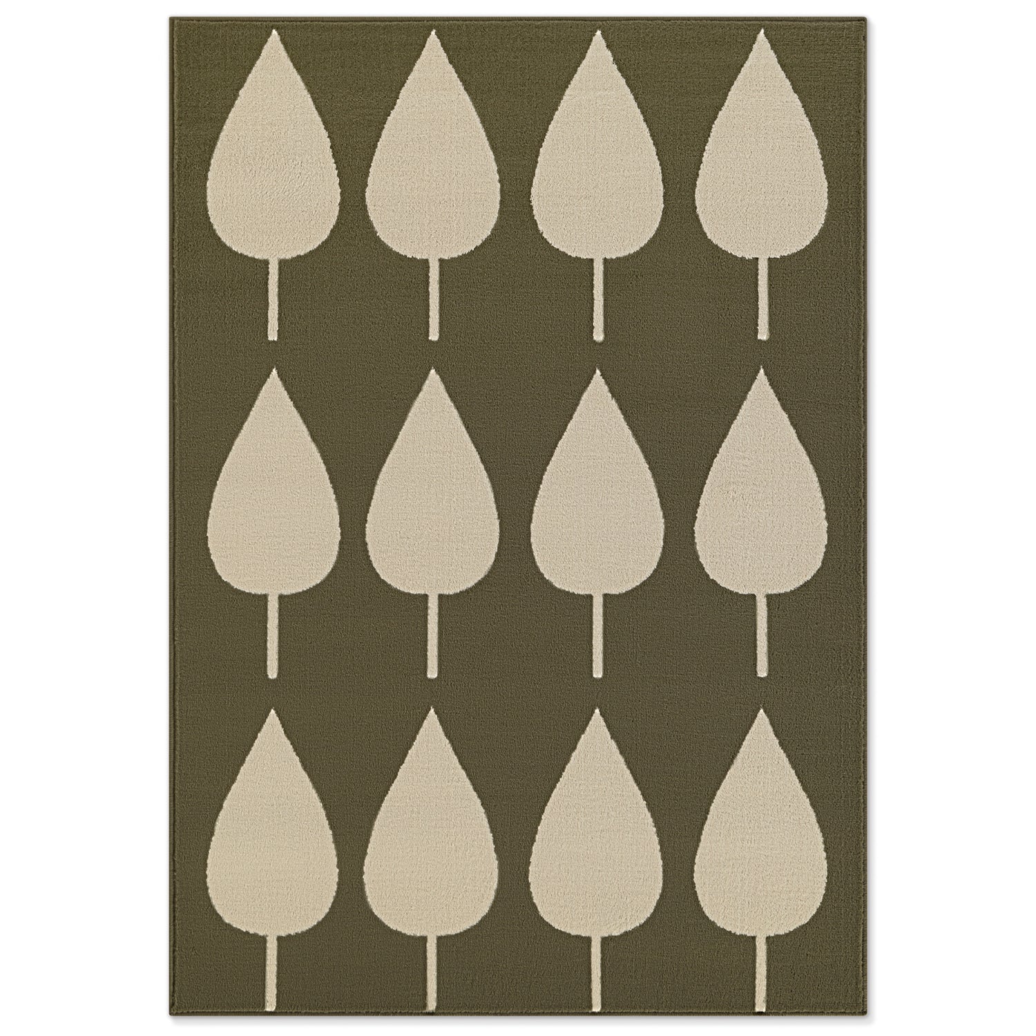 Tapis Enfant LEAVES Vert – STUDIO DECO