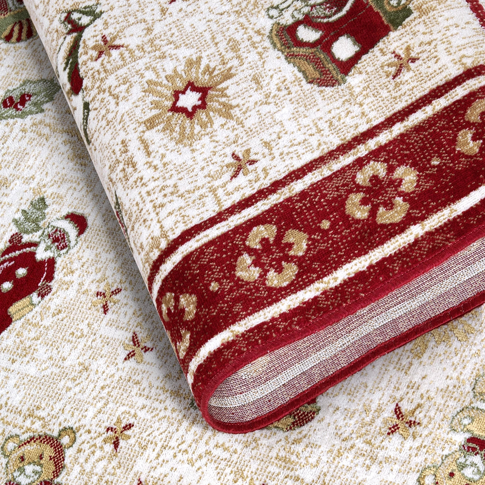 Tapis De Noël Christmas Toys Rouge 160x230cm