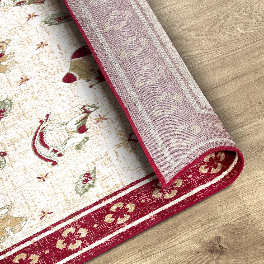 Tapis De Noël Christmas Toys Rouge 160x230cm