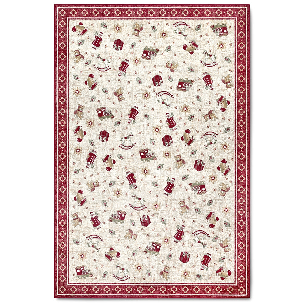 Tapis De Noël Christmas Toys Rouge 160x230cm