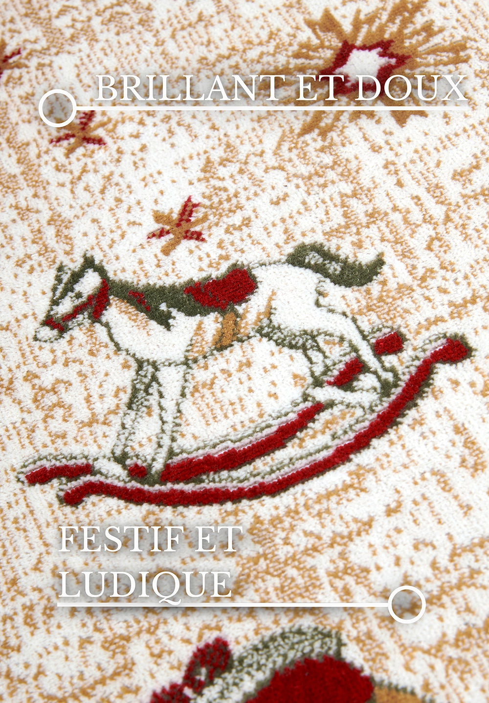 Tapis De Noël Christmas Toys Rouge 50x80cm