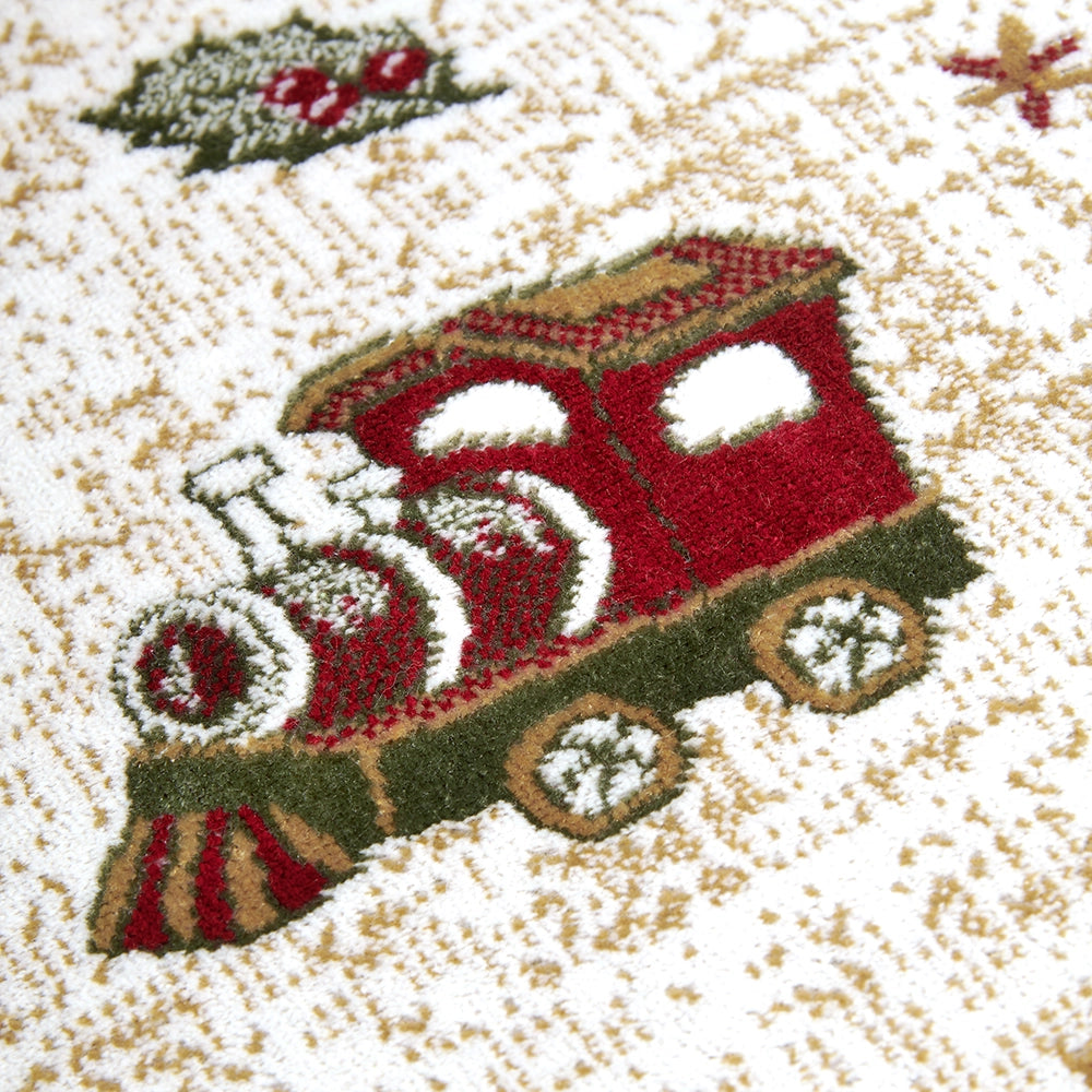 Tapis De Noël Christmas Toys Rouge 80x200cm