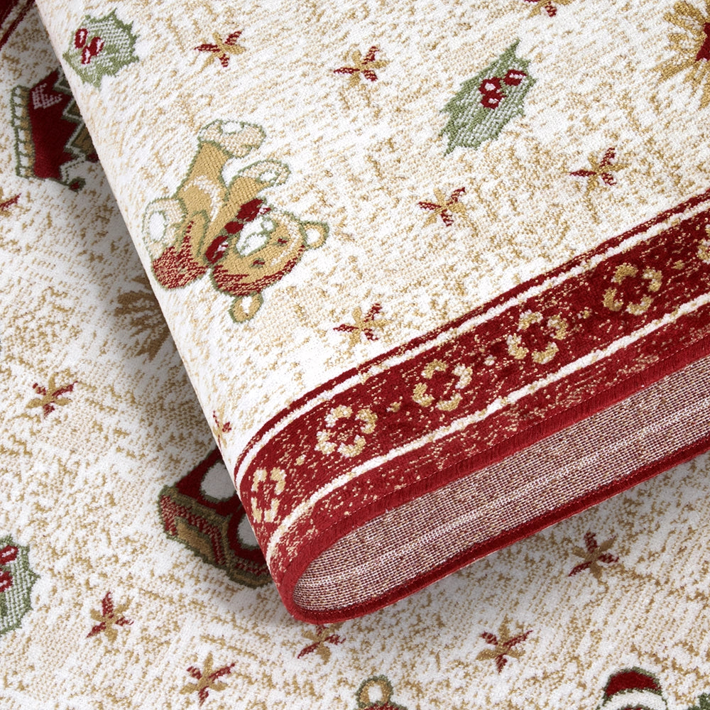 Tapis De Noël Christmas Toys Rouge 80x200cm