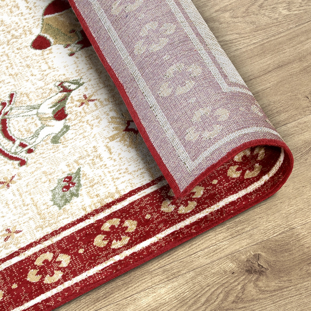 Tapis De Noël Christmas Toys Rouge 80x200cm