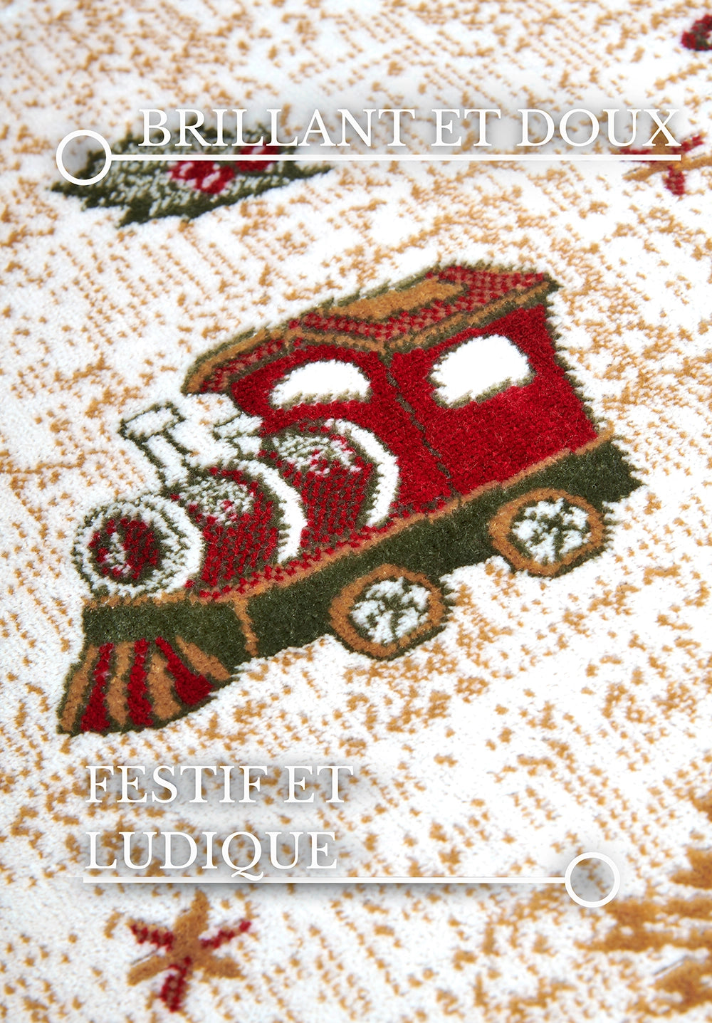 Tapis De Noël Christmas Toys Rouge 80x200cm