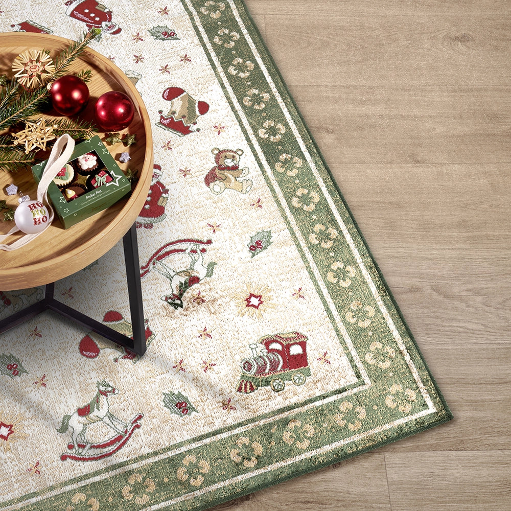 Tapis De Noël Christmas Toys Vert 160x230cm
