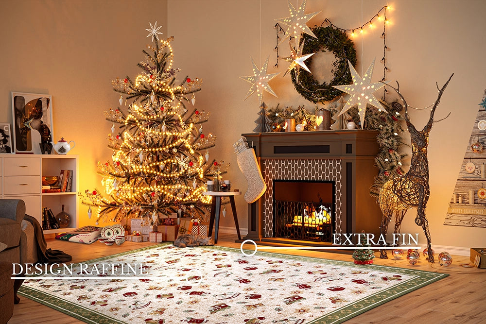 Tapis De Noël Christmas Toys Vert 160x230cm