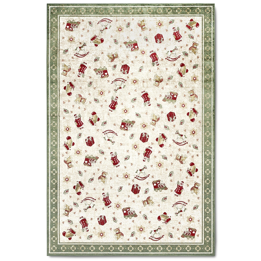 Tapis De Noël Christmas Toys Vert 160x230cm