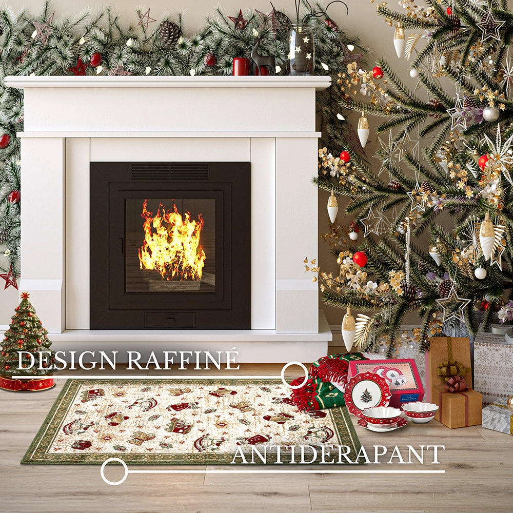 Tapis De Noël Christmas Toys Vert 50x80cm
