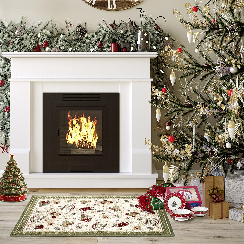 Tapis De Noël Christmas Toys Vert 50x80cm