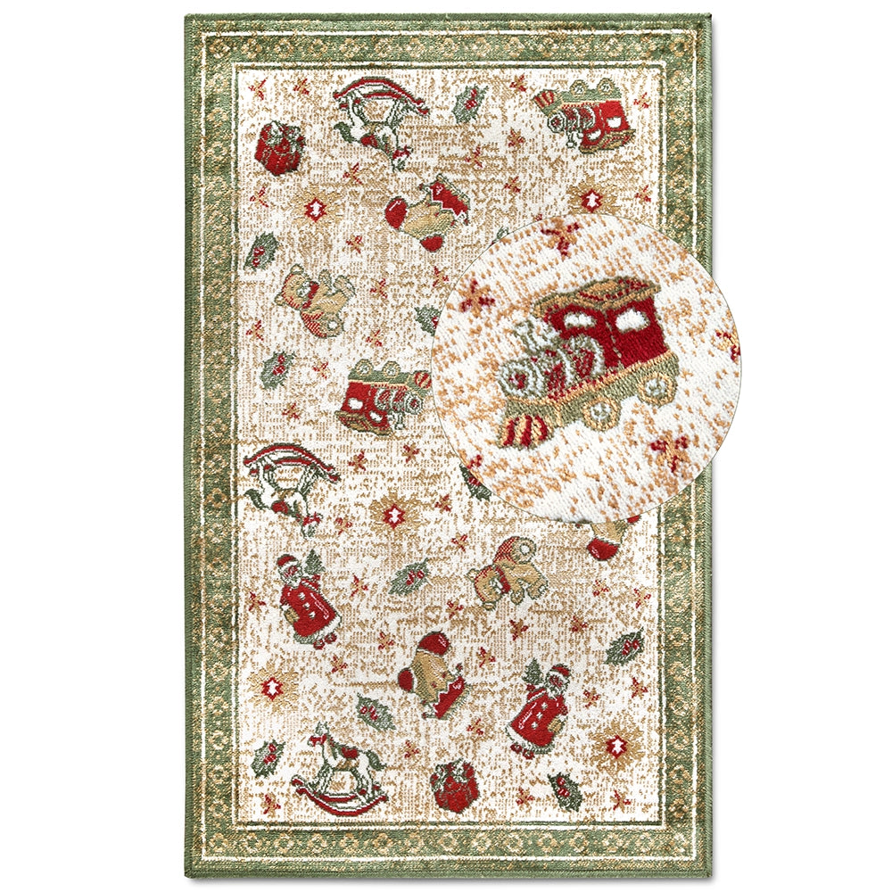 Tapis De Noël Christmas Toys Vert 50x80cm