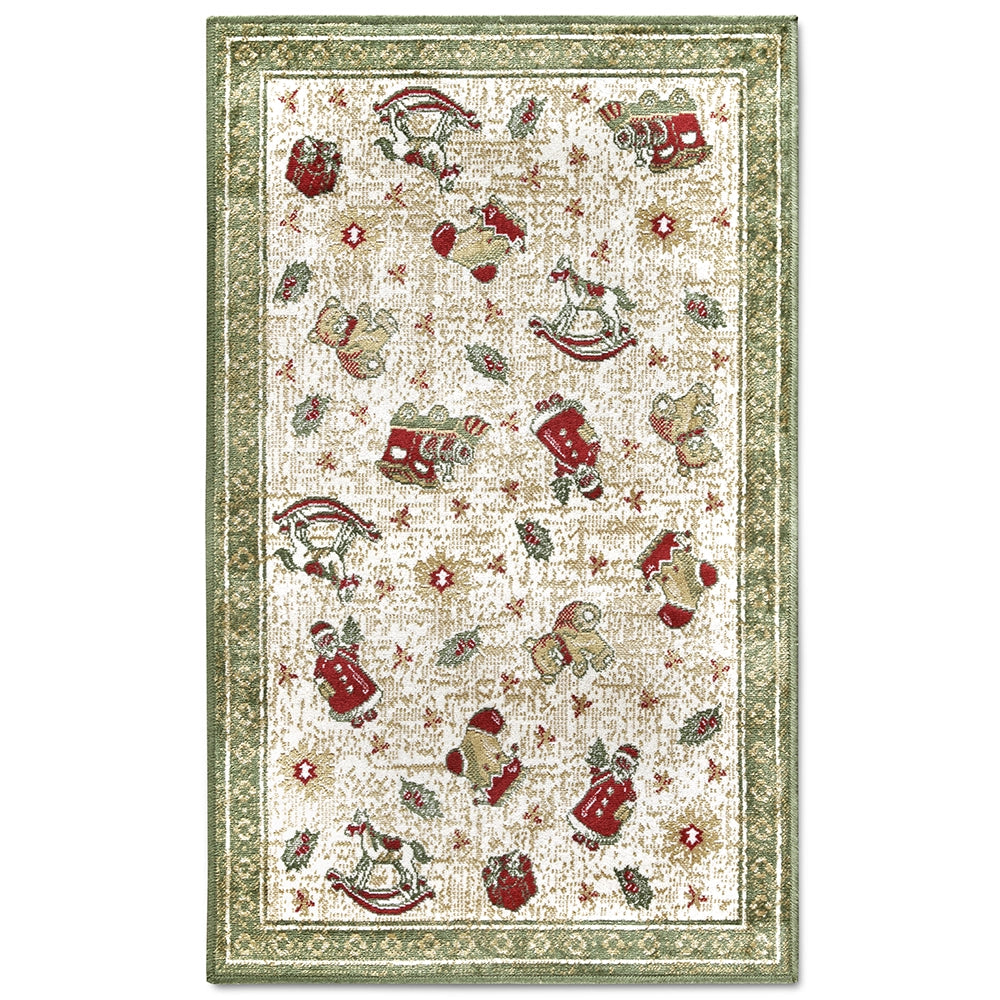 Tapis De Noël Christmas Toys Vert 50x80cm