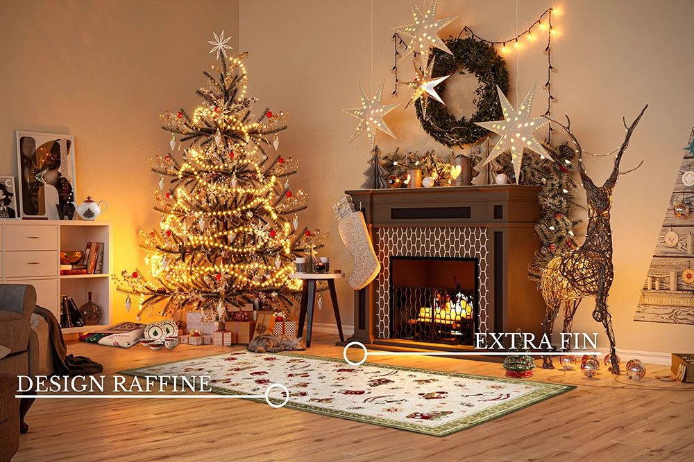 Tapis De Noël Christmas Toys Vert 80x200cm