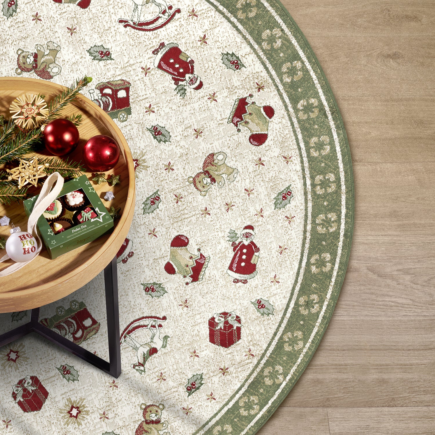 Tapis De Noël Christmas Toys Vert – STUDIO DECO