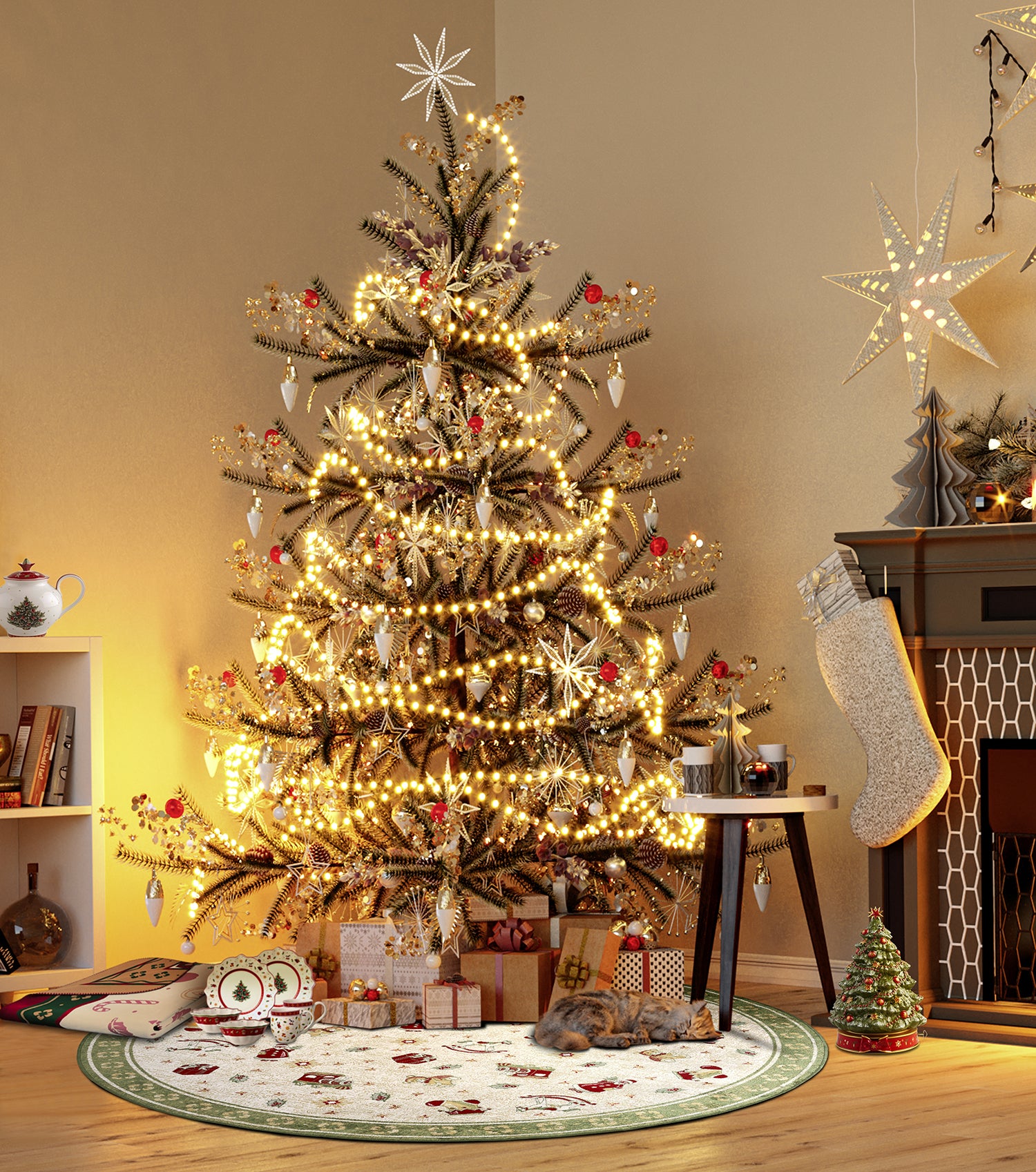 Tapis De Noël Christmas Toys Vert – STUDIO DECO