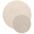 Tapis Rond Laine ELENA motifs arcs - Crème – STUDIO DECO