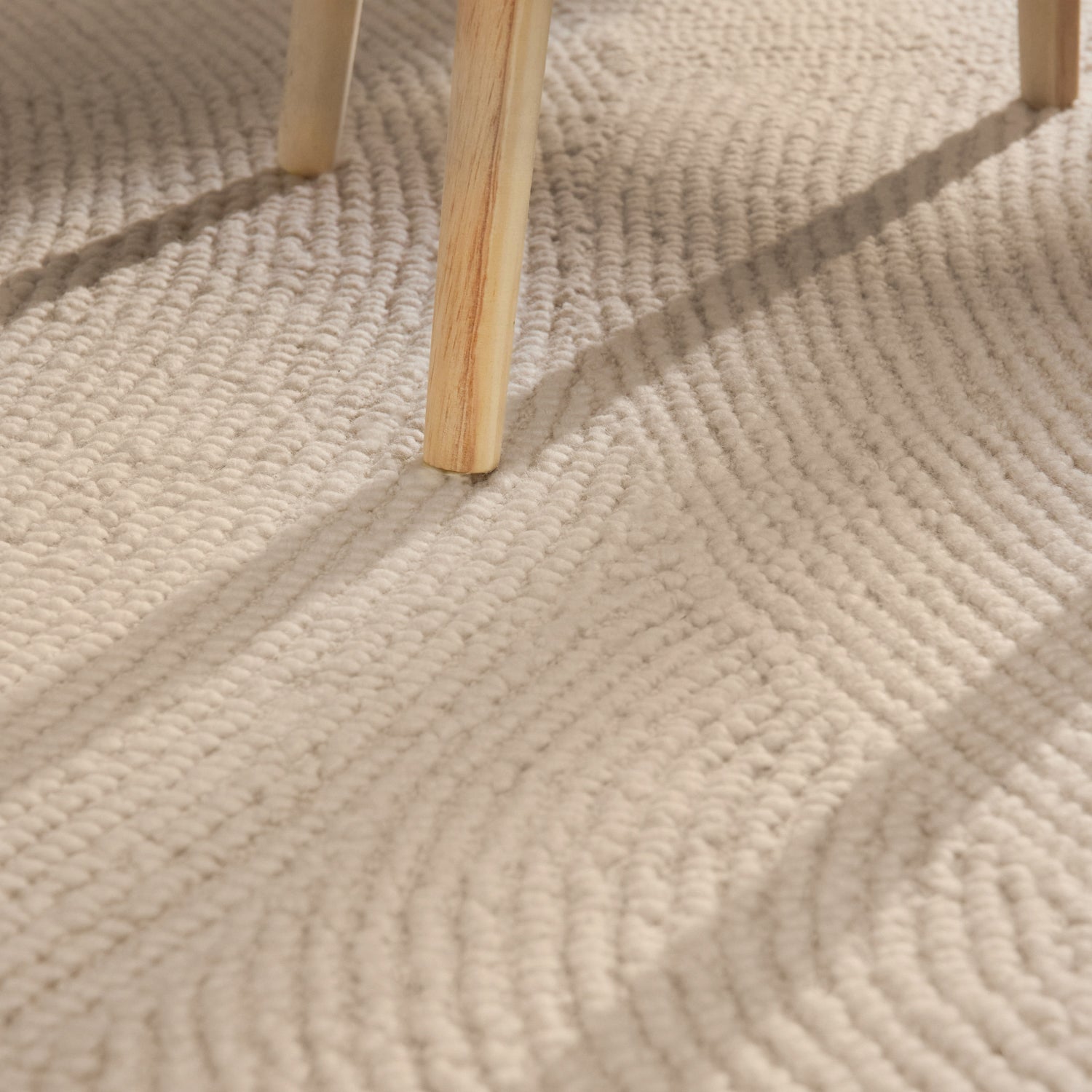 Tapis Laine ELENA motifs arcs - Crème – STUDIO DECO