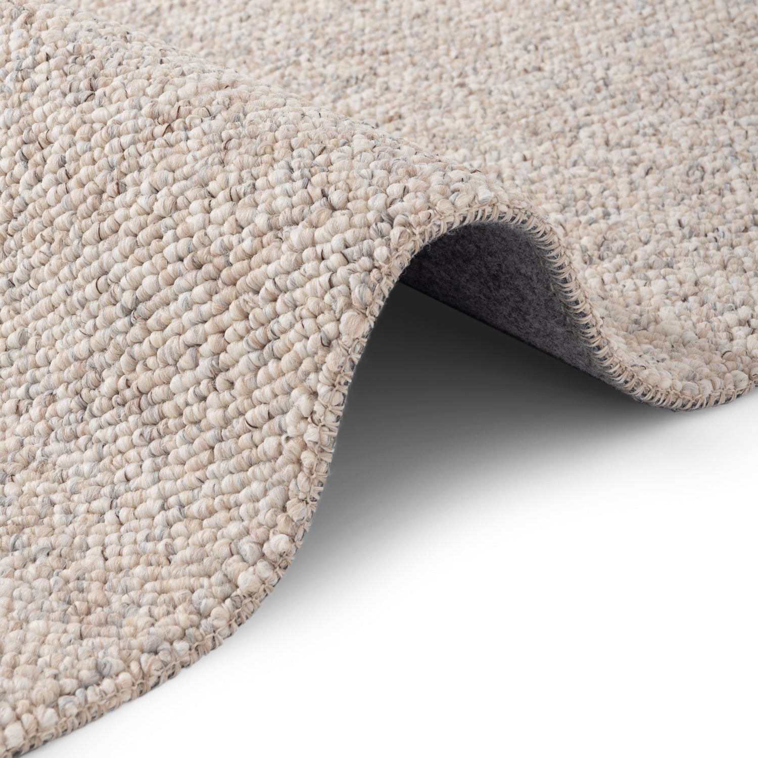 Tapis Bouclé aspect laine Crème Chiné – STUDIO DECO