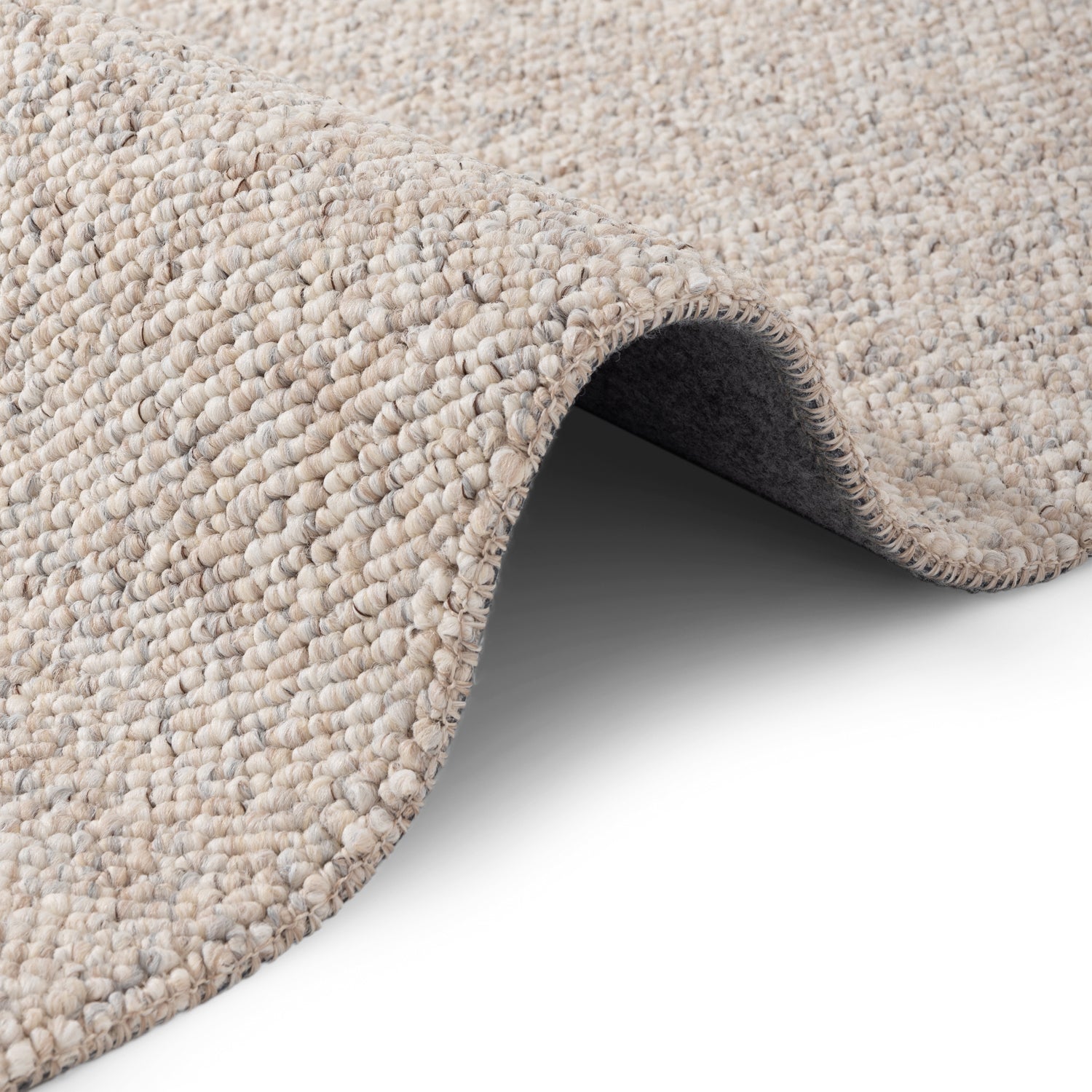 Tapis Bouclé aspect laine Crème Chiné – STUDIO DECO