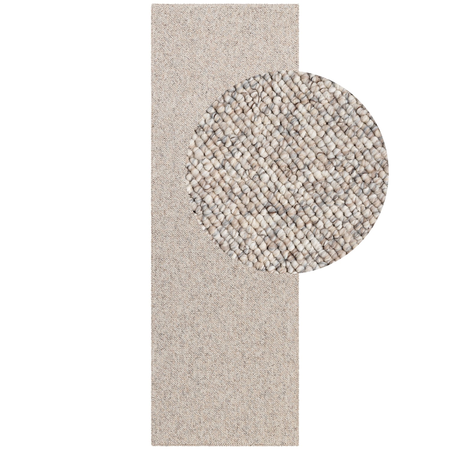 Tapis Bouclé aspect laine Crème Chiné – STUDIO DECO