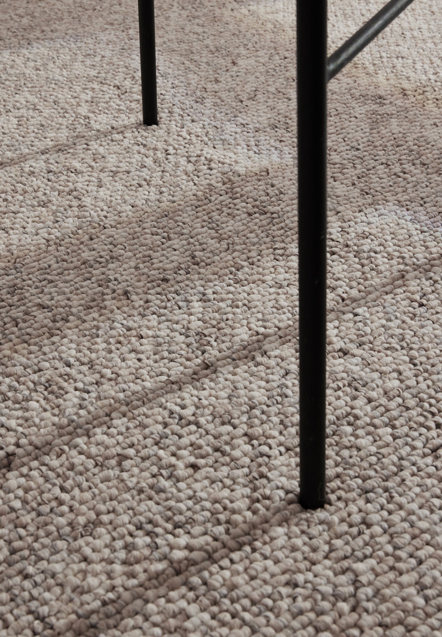 Tapis Bouclé aspect laine Crème Chiné – STUDIO DECO